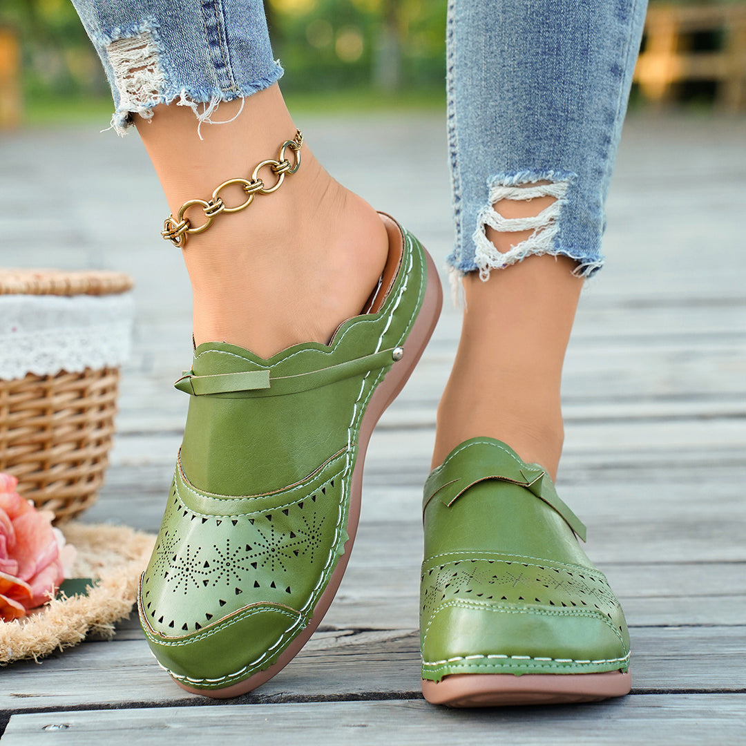 Dame Behagelige Clogs med åndbart design Stilla