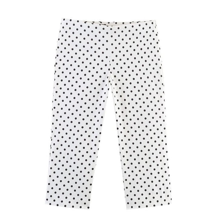 Dame Mode Culotte-Bukser i tidløst prik-design Skovae