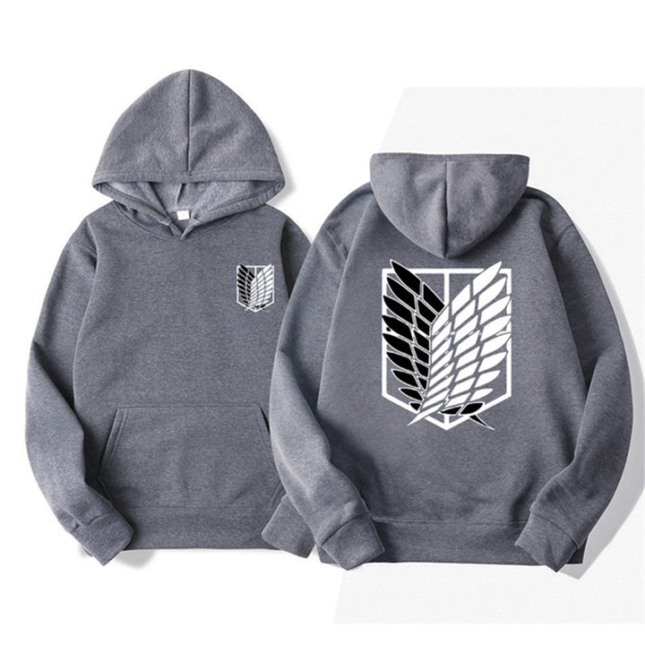 Kvinders hætte sweatshirt med klassisk anime design Skovae