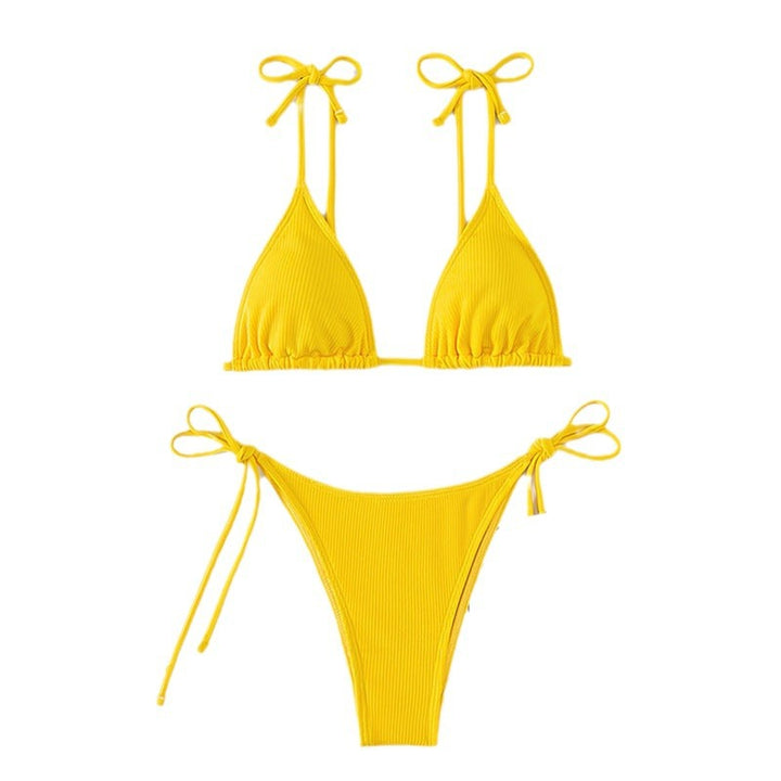 Dame Triangel-Bikini med raffinerede stropper Skovae