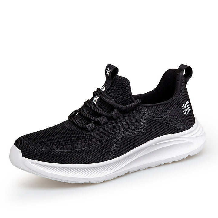 Dame nan åndbar strik-sneaker med Memory foam indersål og stødabsorberende EVA-mellemsål Skovae