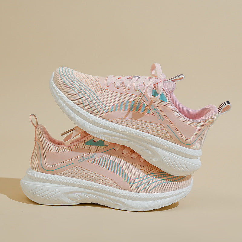 Dame løbesneaker med åndbart mesh-oberflade og stødabsorberende sål Stilla