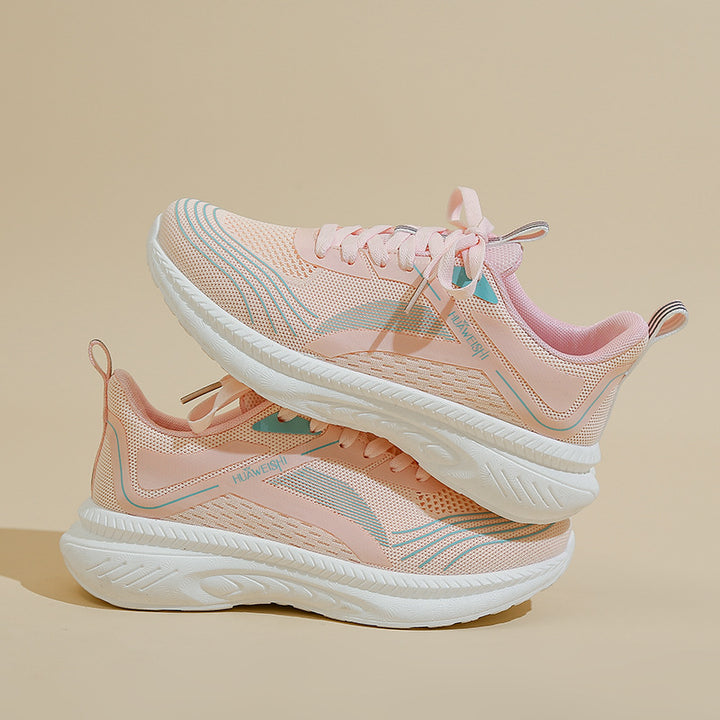 Dame løbesneaker med åndbart mesh-oberflade og stødabsorberende sål Stilla