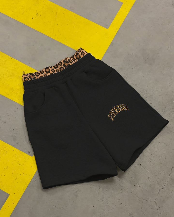 Dame nano comfy joggebukser med udvidet benform, elastisk Leo-bund og sidelommer Skovae