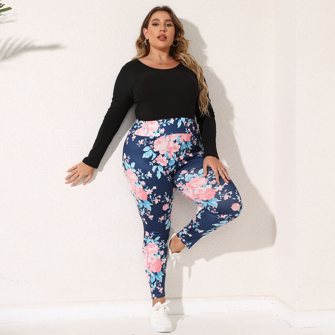 Dame Blomsterleggings Skovae