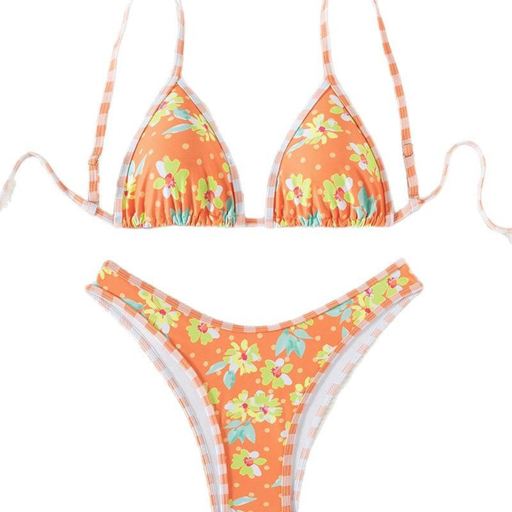 Dame blomsterprint bikini-sæt Stilla