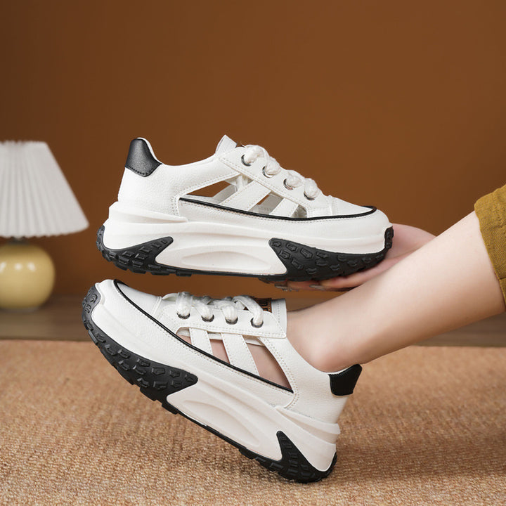 Dame Chunky Sneakers med luftgennemtrængeligt overmateriale og behagelig dæmpning Stilla