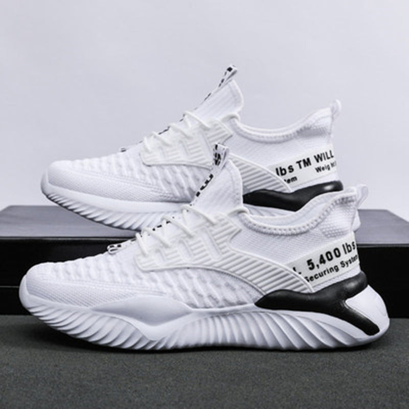 Herrer Åndbare Fritids Sneakers med Fleksibelt Design Stilla