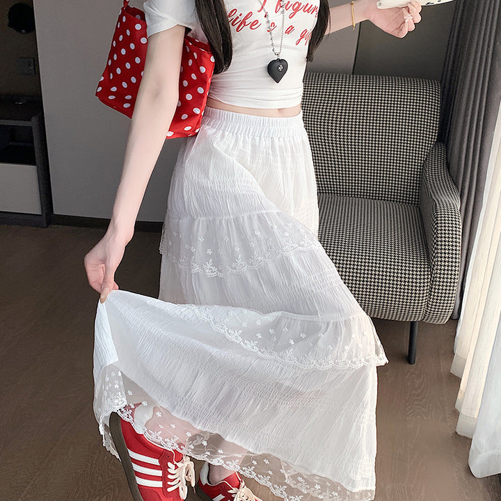 Dame Lang Spids Skirt Stilla