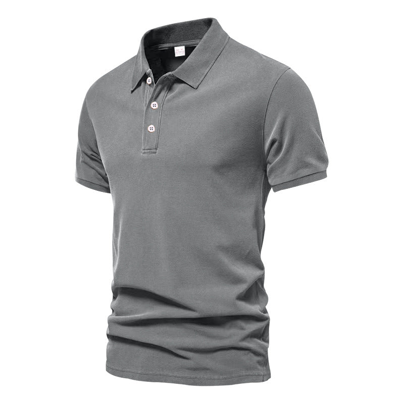 Herre Poloshirt med klassisk krave og komfortabel pasform Stilla