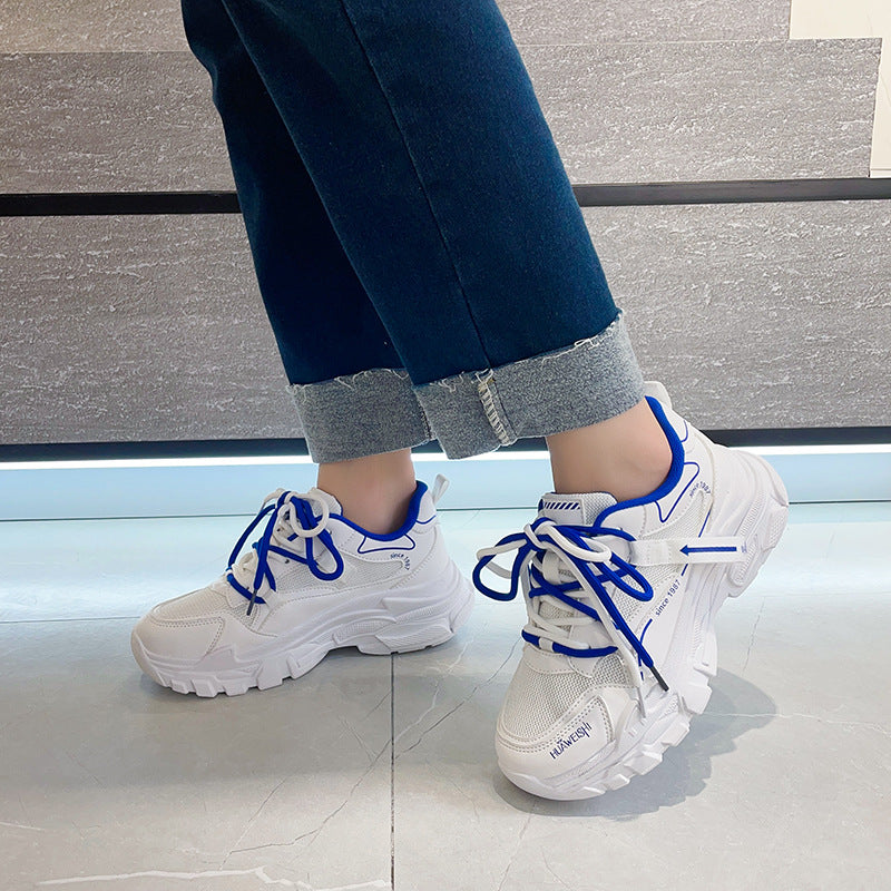 Dame sporty sneakers med skridsikker sål og åndbar overfladestruktur Stilla