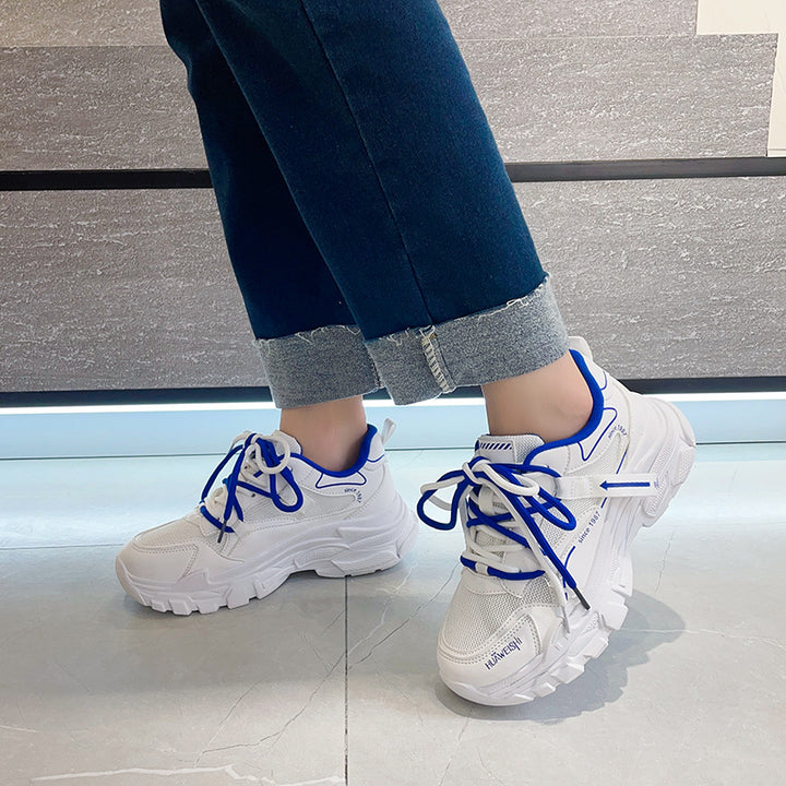 Dame sporty sneakers med skridsikker sål og åndbar overfladestruktur Stilla