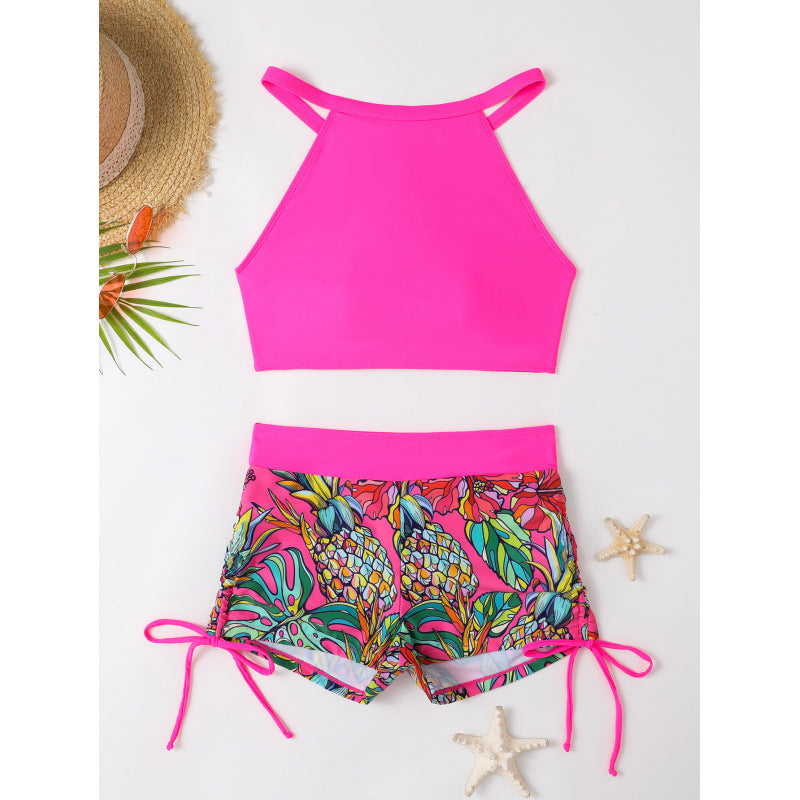 Dame Sporty Bikini-sæt med legende ananas-mønster Stilla