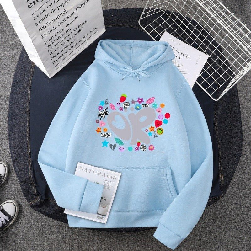 Kvinders hoodie med kreativ grafisk design Skovae