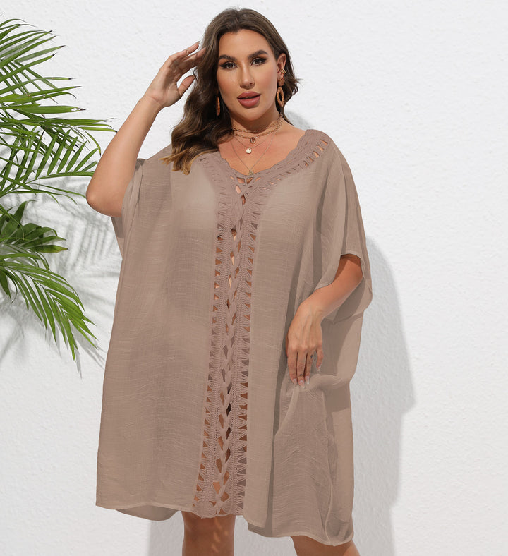 Dame Let Strand Kaftan Overgang Stilla