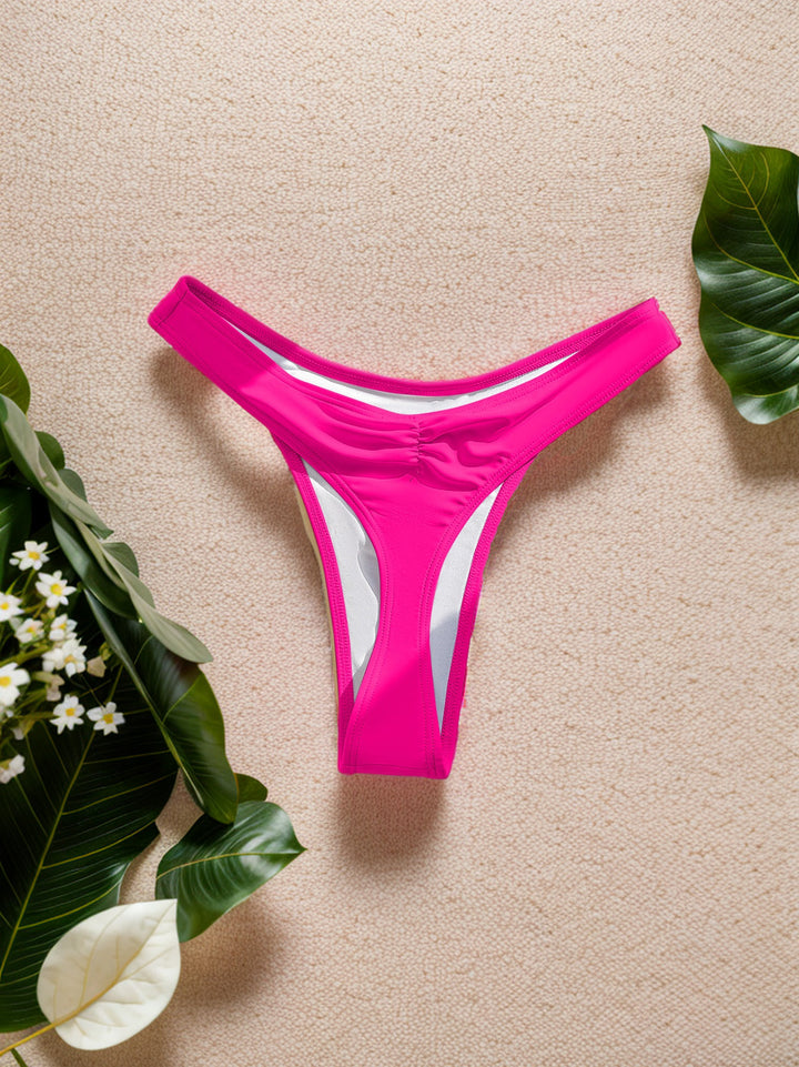 Dame Bikini-bukser med høj benudskæring og elegant snit Skovae