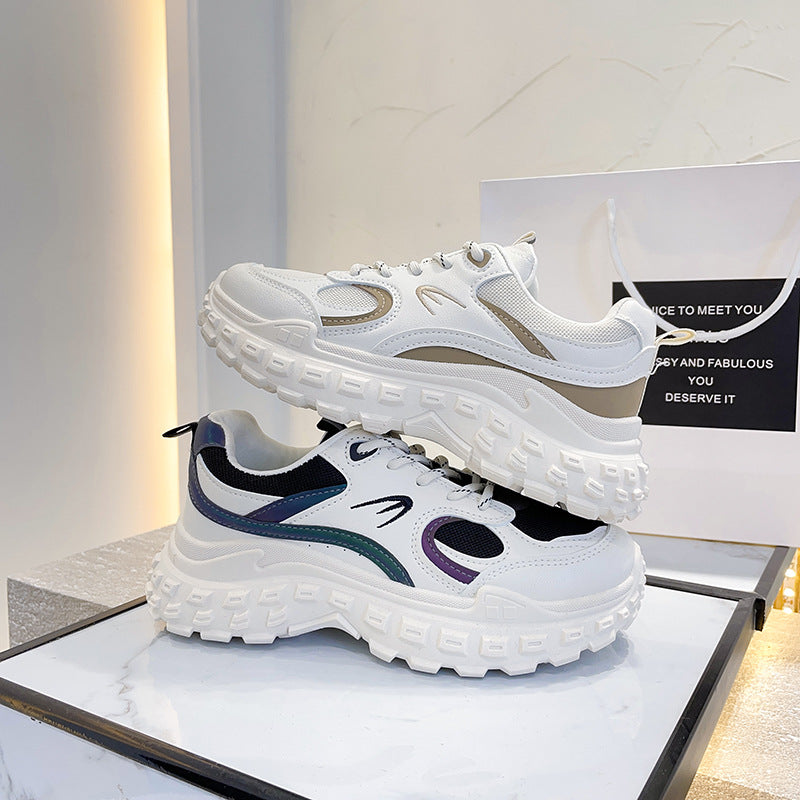 Dame Sporty Sneakers med åndbart mesh-overflade og stabiliserende sål Stilla