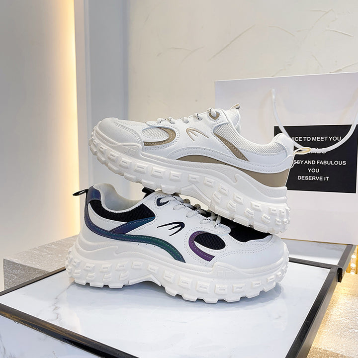 Dame Sporty Sneakers med åndbart mesh-overflade og stabiliserende sål Stilla