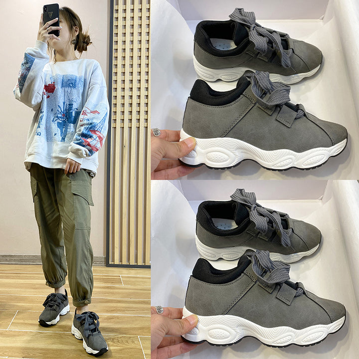 Dame Sporty Sneakers med elastisk snøringssystem og dæmpende sål Stilla