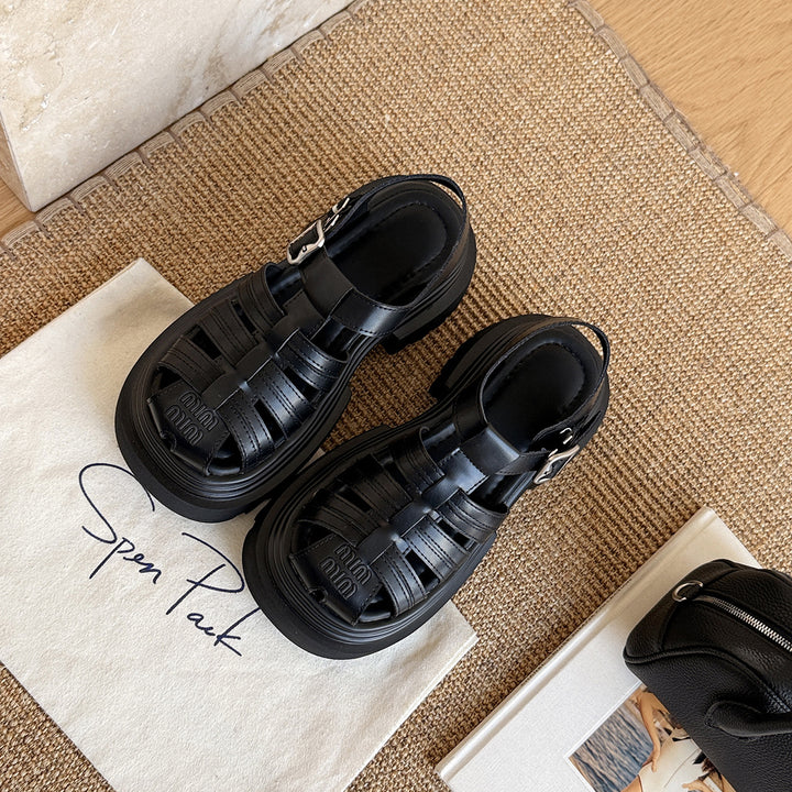 Femme Chic Krydswevede Platform Sandaler Stilla