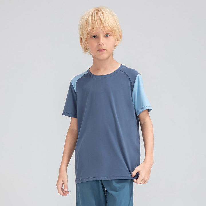 Drenge Funktions-T-shirt med hurtig-tørrende teknologi og åndbarhed Stilla