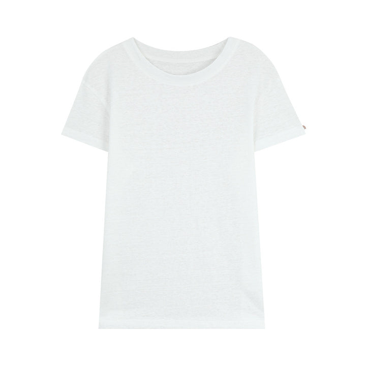 Dame komfortabel T-shirt med blød bomuldsblanding og afslappet snit Stilla