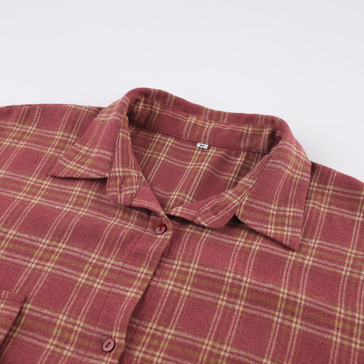 Dame Overshirt i ternet design med casual snit Stilla