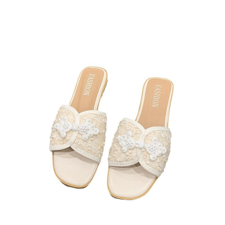 Dame Espadrilles med dekorativt blomsterdesign og højkvalitets udførelse Stilla