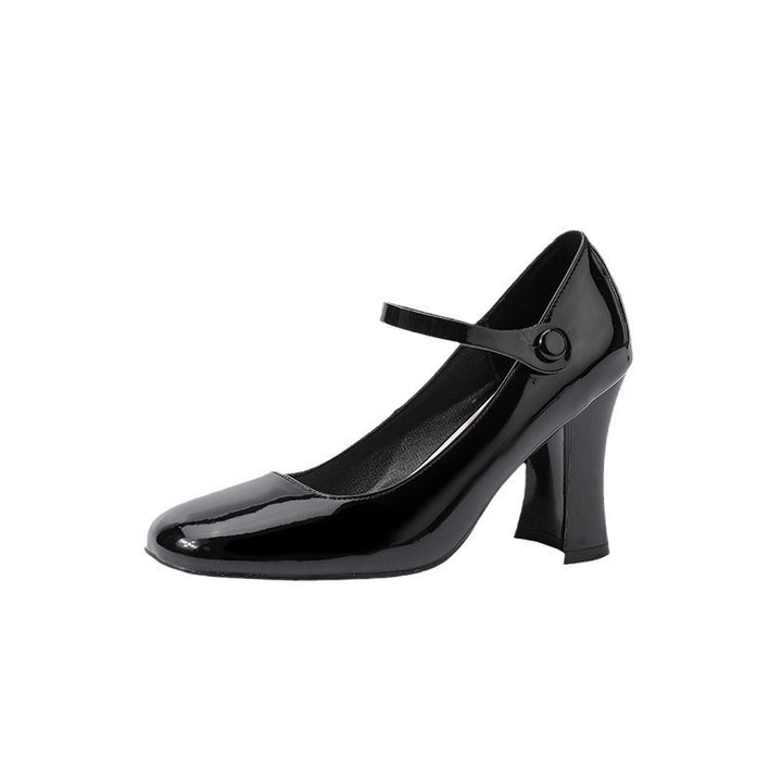 Dame Elegante Mary Jane Pumps med komfortabel blokhæl Stilla
