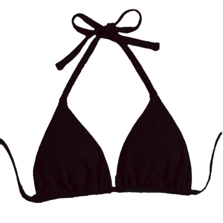 Dame triangel-bikini-top med dyb v-udskæring Skovae
