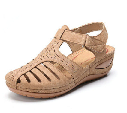 Dame Åndbare Komfort-Sandaler med justerbar rem og ergonomisk fodseng Stilla