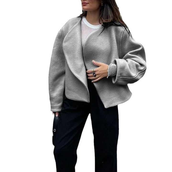 Dame Mode Oversized-Jakke med foret indvendigt og varmende snit Stilla