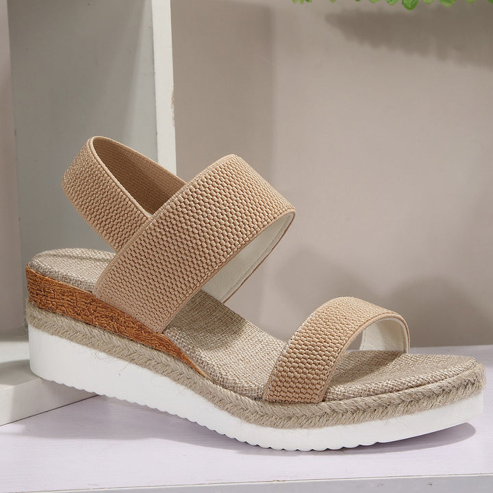 Dame Wedge-sandaler med åndbart overflade og skridsikker sål Stilla