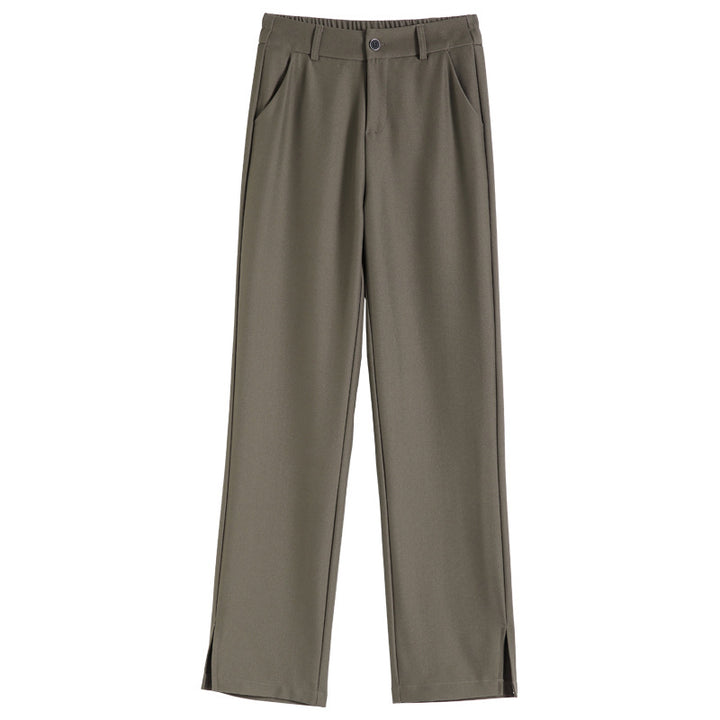 Damevidde bukser i urban stil med elastisk talje og elegant snit Stilla