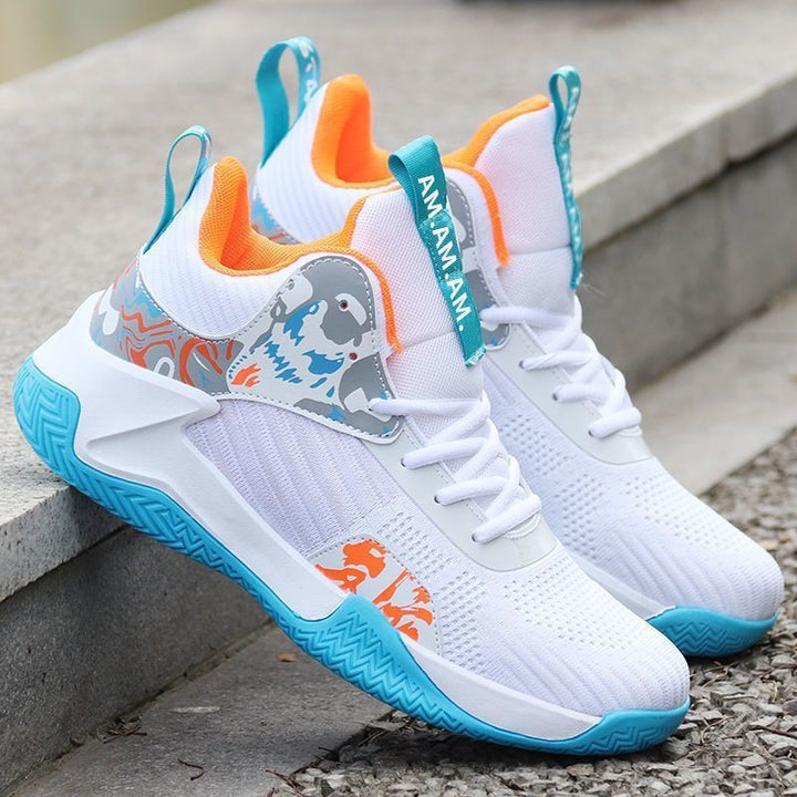 Herrer Dynamisk Basketball-Sneakers med innovativt dæmpningssystem og åndbart overmateriale Stilla