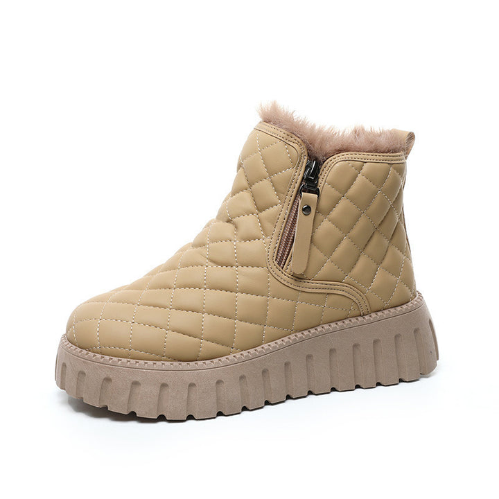 Dame vinterstøvler med varmt inderfor og skridsikker sål Stilla