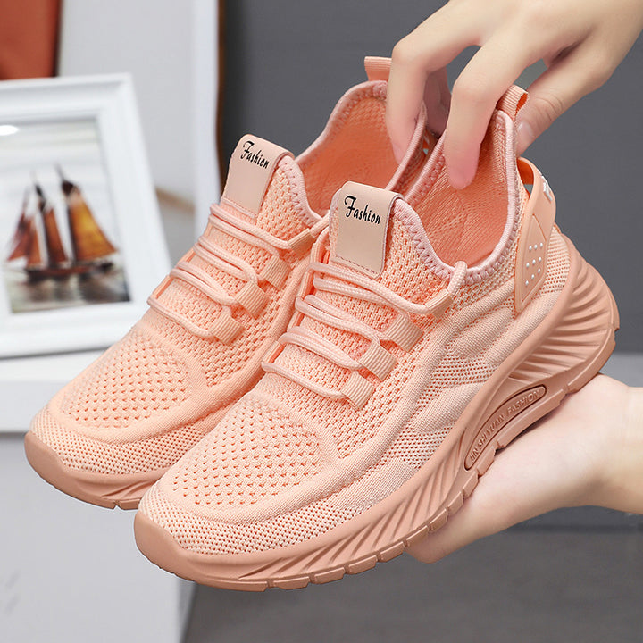 Femme Letvægts Performance Sneakers med åndbar Mesh-konstruktion Stilla
