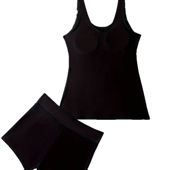 Dame Sport Tankini med glat snit og moderne design Skovae