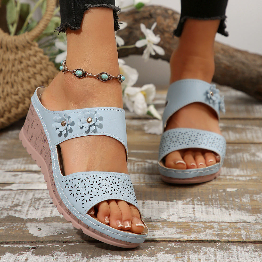 Dame Wedge Sandaler Stilla
