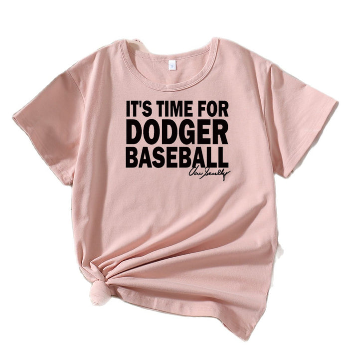 Dame Fritids Sport Grafik T-shirt Stilla