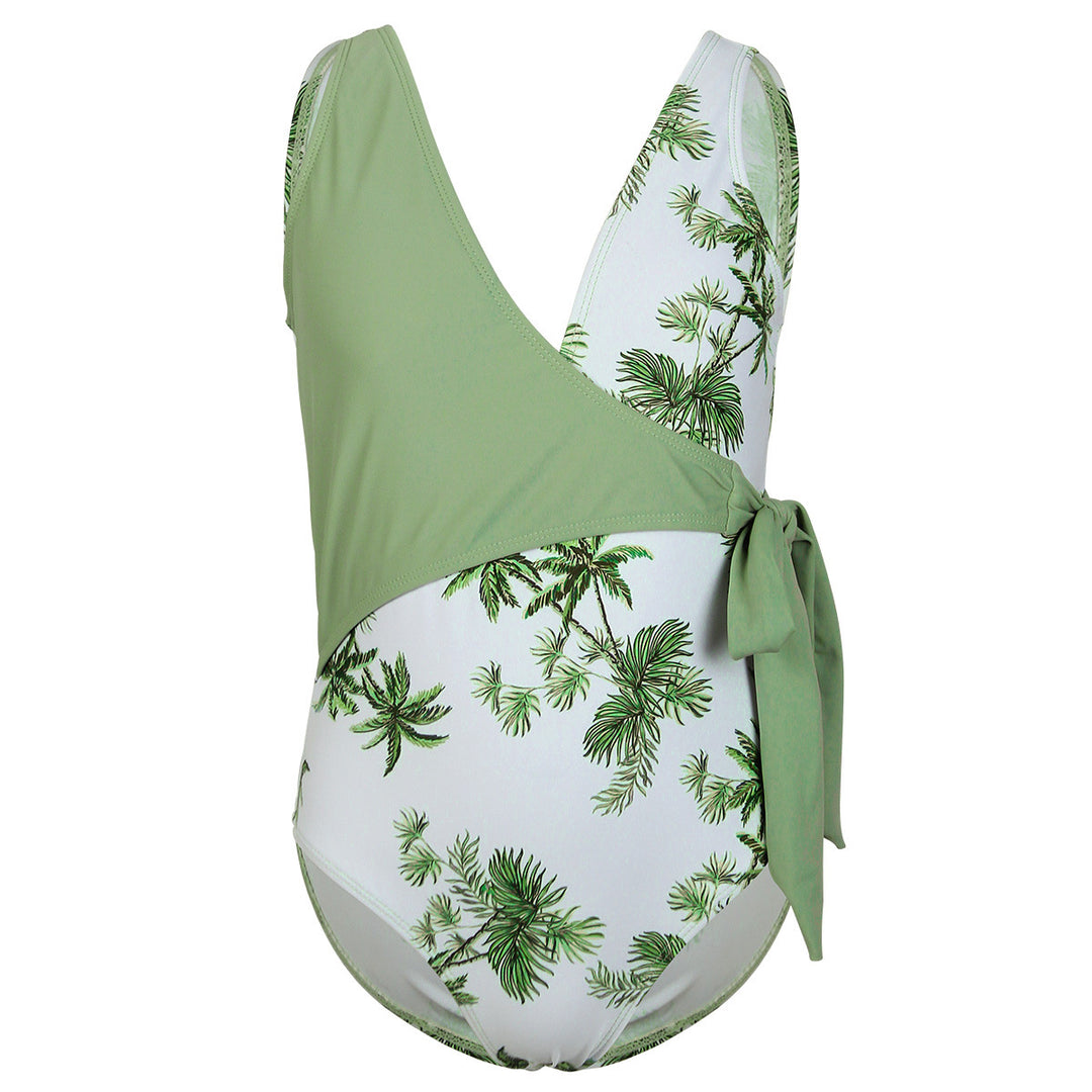Dame badedragt med elegant indpakningslook Stilla
