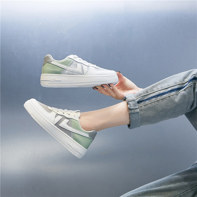 Dame sneakers i moderne design med farverige accenter og åndbar struktur Stilla