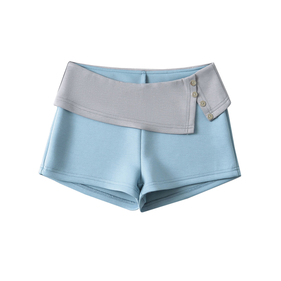 Dame Sporty Shorts med innovativt elastisk taljebånd og knapdetaljer Stilla