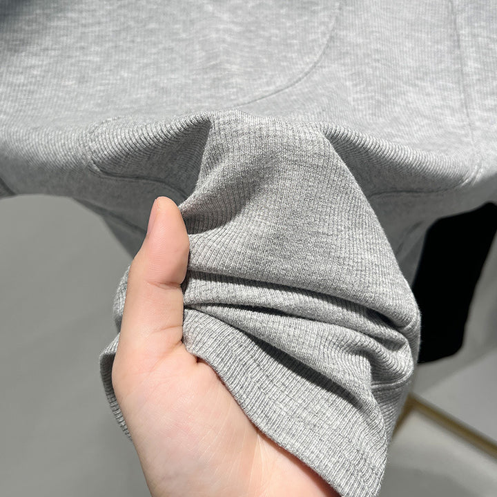 Dame figursyet T-shirt med struktureret materiale og elegant rund halsudskæring Stilla