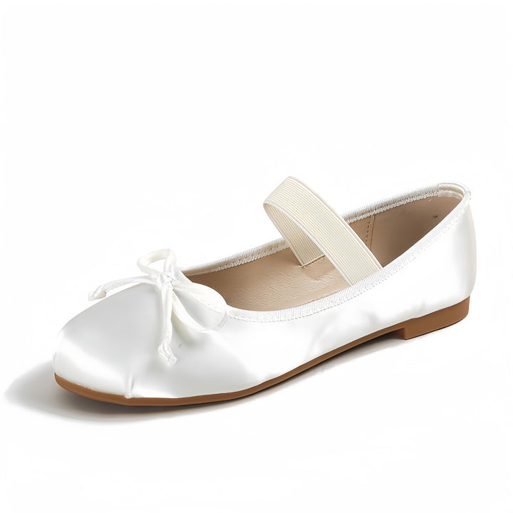 Dame elegante ballerina-flats med sløjfedetalje Stilla