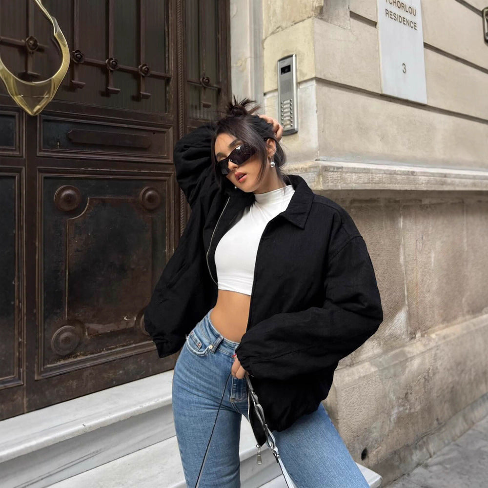 Kvinder mode og casual Oversized Jakke Stilla
