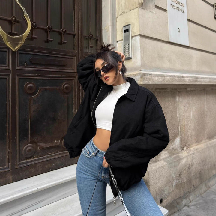 Kvinder mode og casual Oversized Jakke Stilla