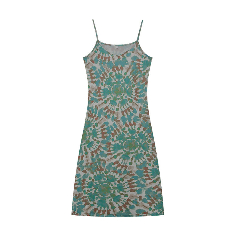 Dame fritids spaghetti-top kjole Stilla