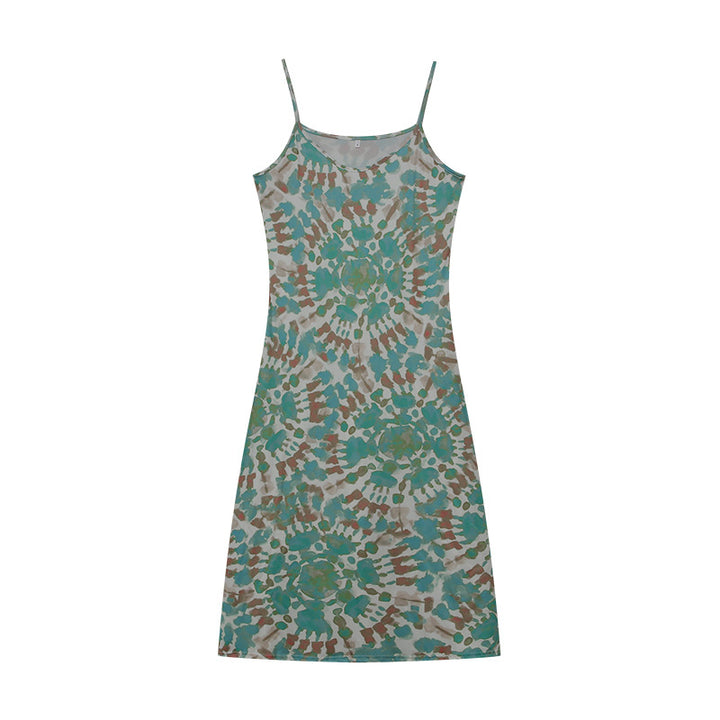 Dame fritids spaghetti-top kjole Stilla