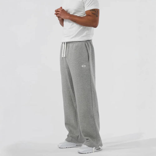 Herre casual afslappet pasform joggingbukser lavet af blødt fleece med praktiske lommer Skovae